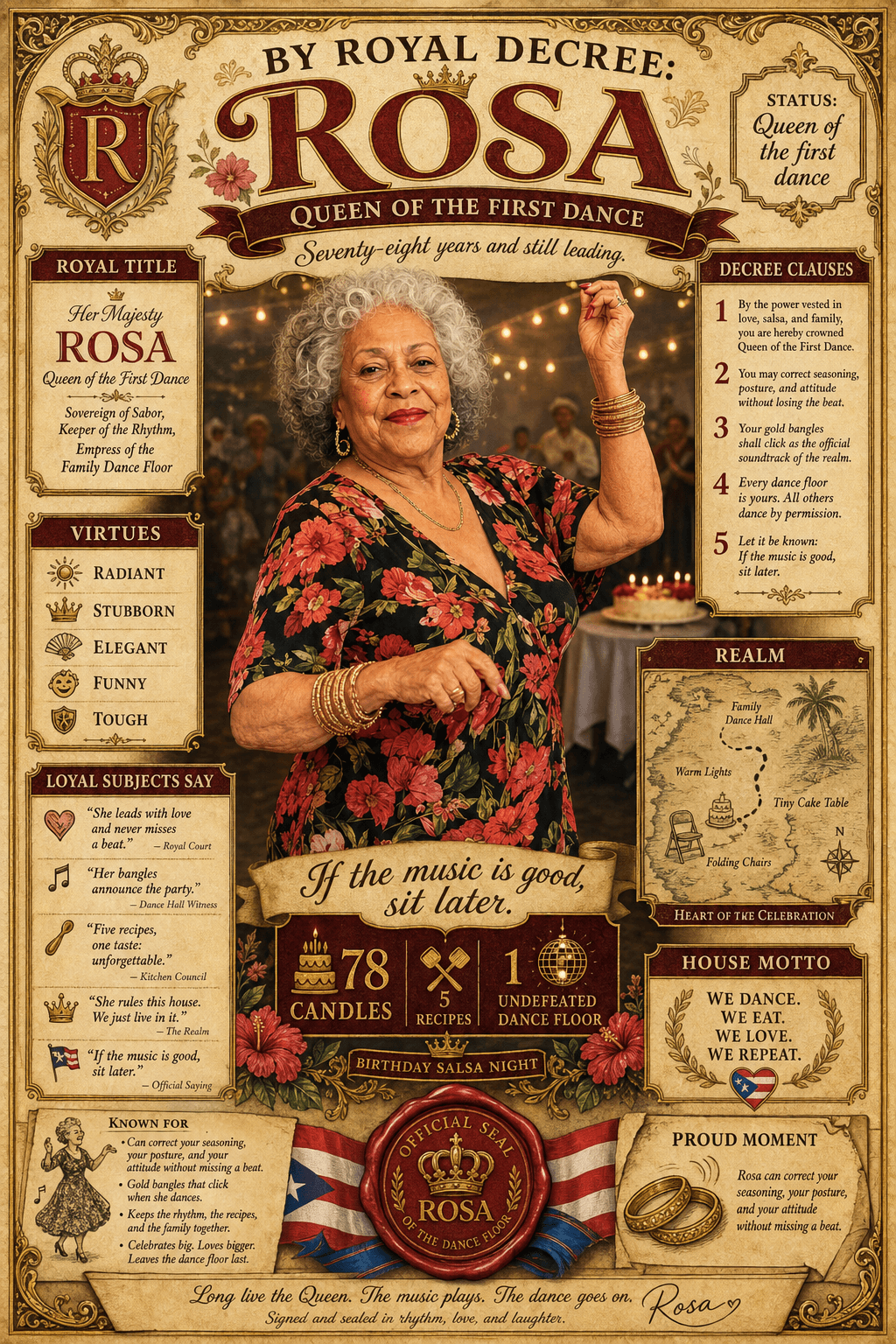 Rosa Royal Decree poster